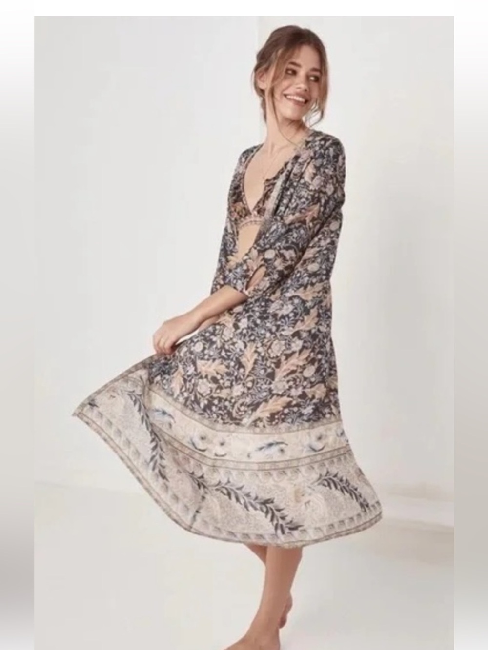 Spell and the Gypsy Oasis duster cardigan s/m